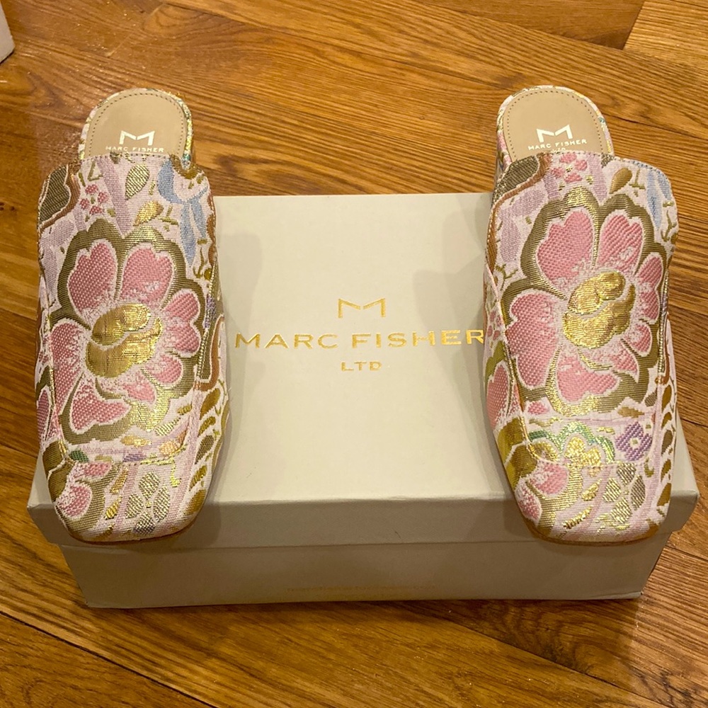 Floral Marc Fisher Mules